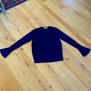 Like new, Boden purple bell sleeve sweater